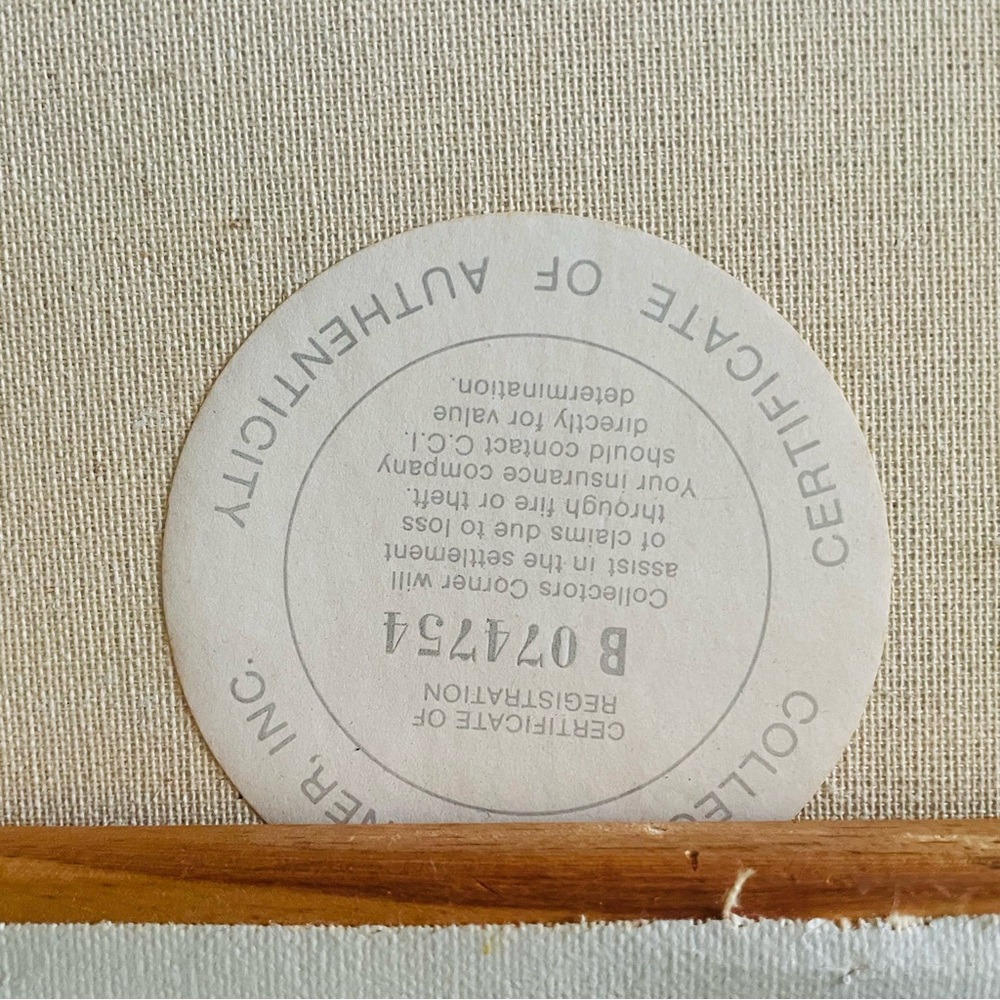 Certificate of Authenticity